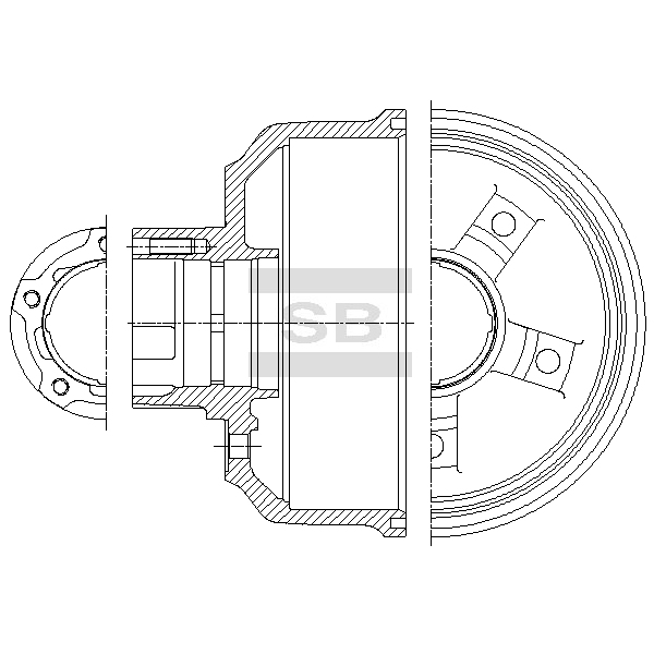 Передний тормозной диск SANGSIN SD2040