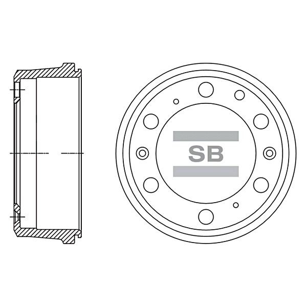 Передний тормозной диск SANGSIN SD2065