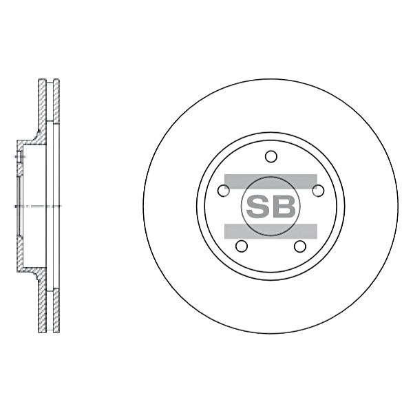 Передний тормозной диск SANGSIN SD3029