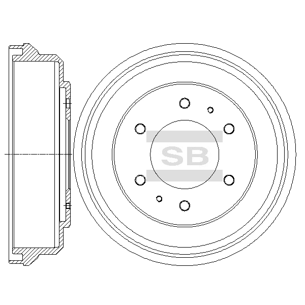 Передний тормозной диск SANGSIN SD4325