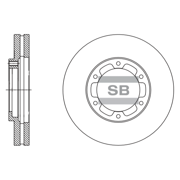 Передний тормозной диск SANGSIN SD4330