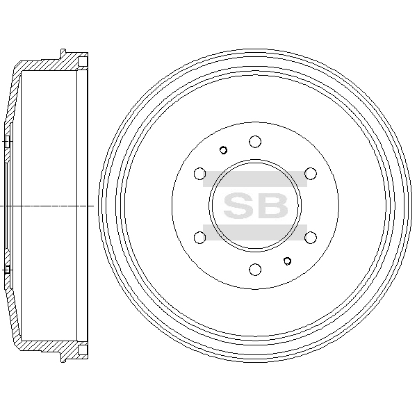 Передний тормозной диск SANGSIN SD4343