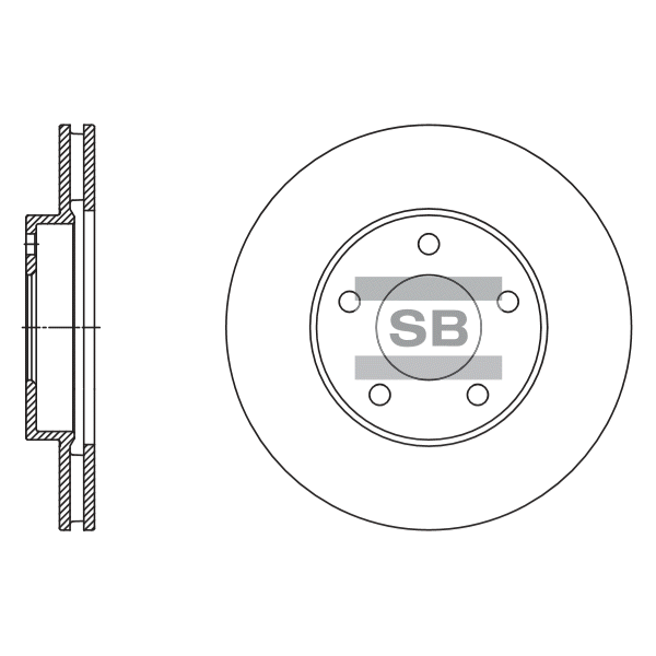 Передний тормозной диск SANGSIN SD4420