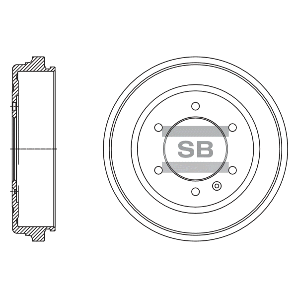 Передний тормозной диск SANGSIN SD4508