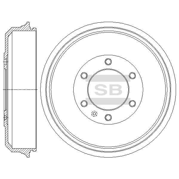 Передний тормозной диск SANGSIN SD4509