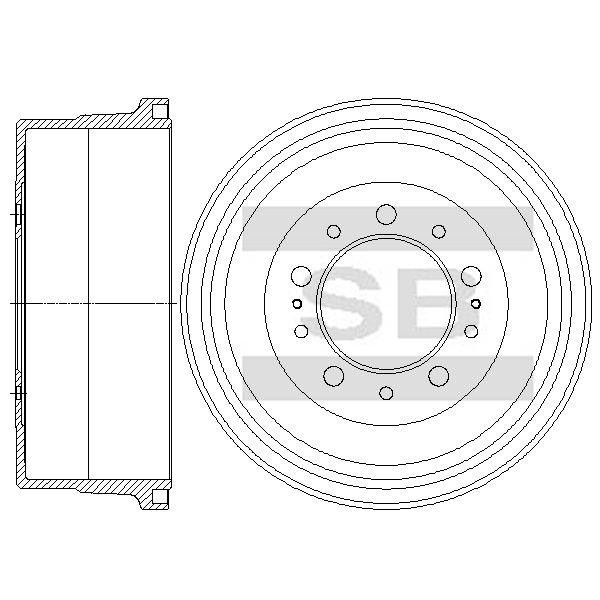 Передний тормозной диск SANGSIN SD4640