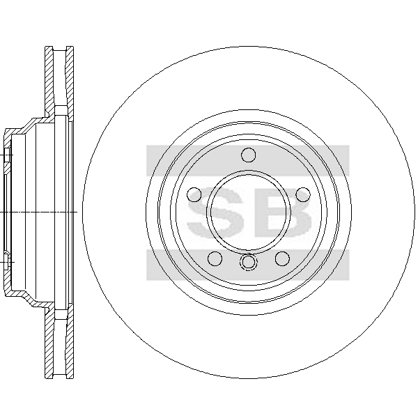 Передний тормозной диск SANGSIN SD5231