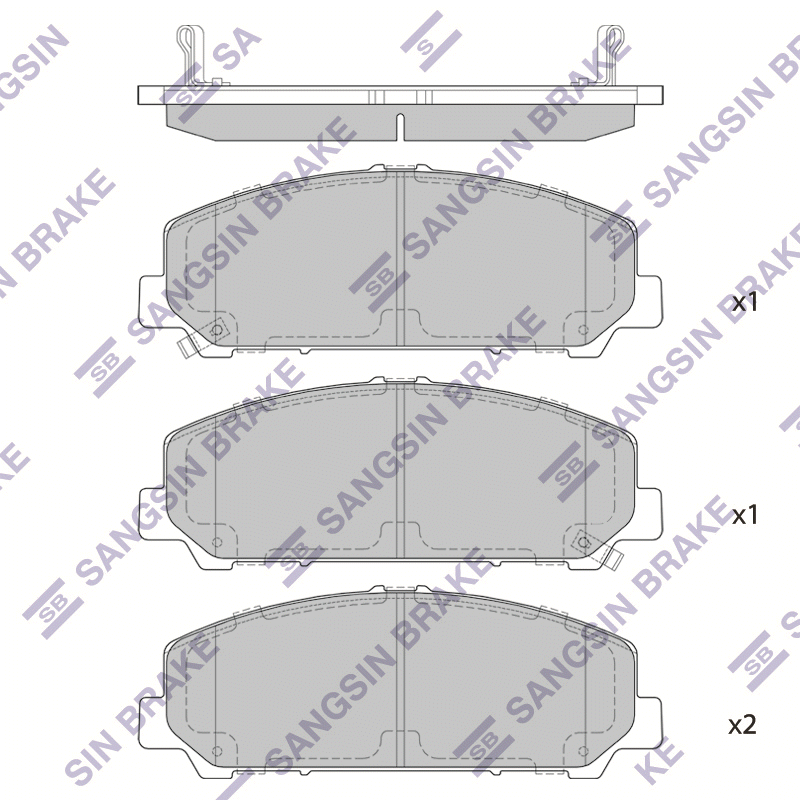 Передние тормозные колодки Sangsin SP1448
