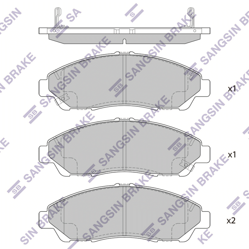 Передние тормозные колодки Sangsin SP1452