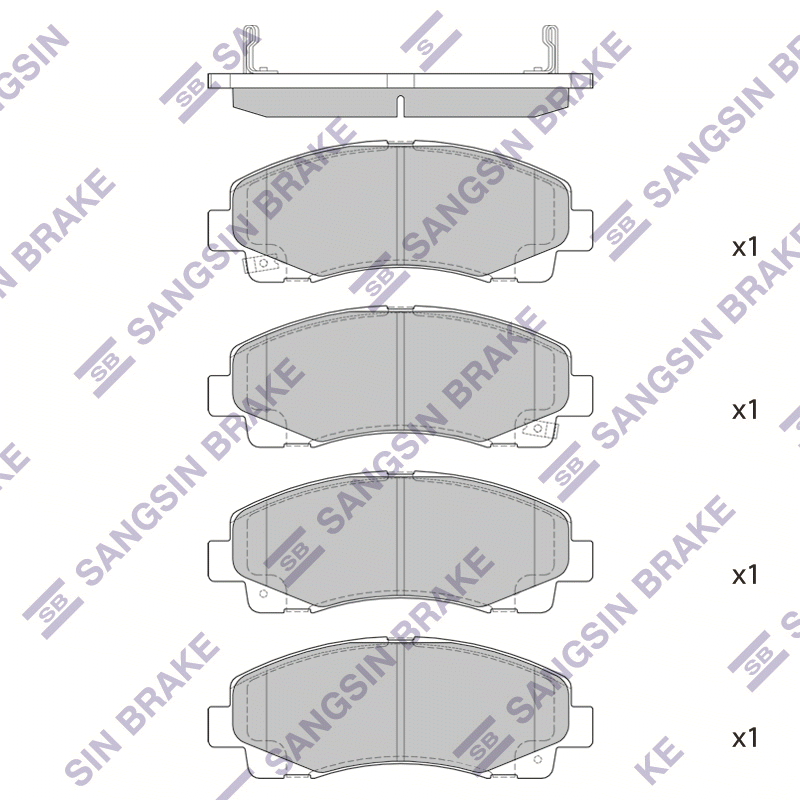 Передние тормозные колодки Sangsin SP1470