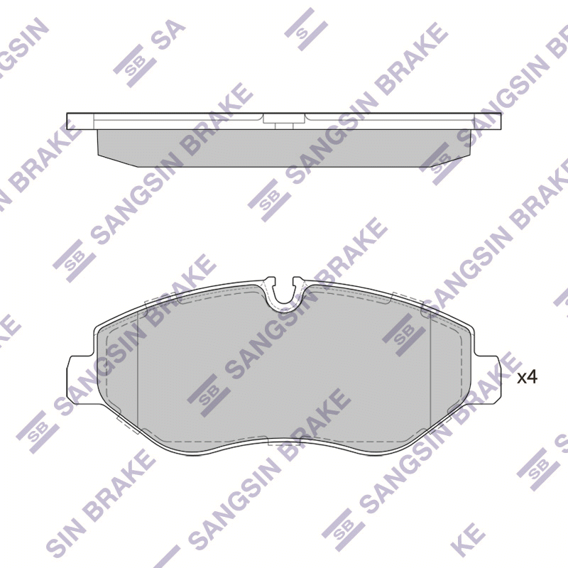 Передние тормозные колодки Sangsin SP1622