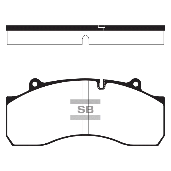 Передние тормозные колодки Sangsin SP1651