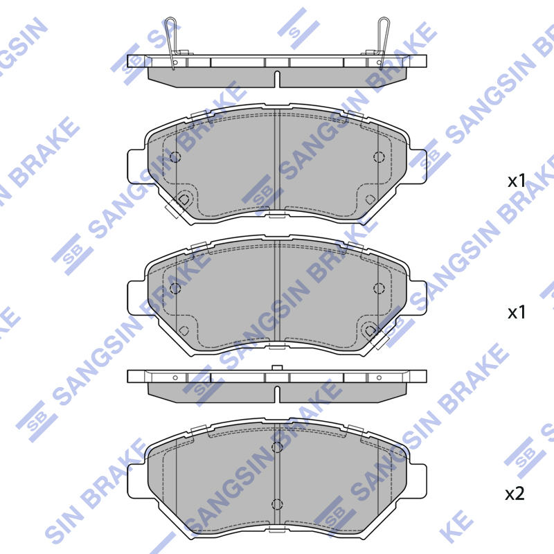 Передние тормозные колодки Sangsin SP2706