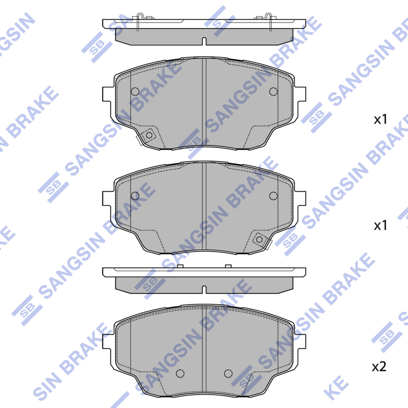 Передние тормозные колодки Sangsin SP2749