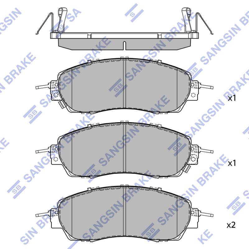 Передние тормозные колодки Sangsin SP2779