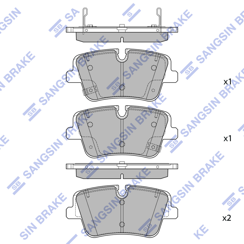 Передние тормозные колодки Sangsin SP2781