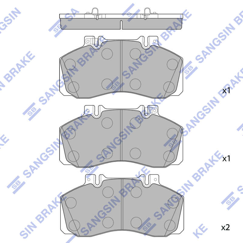 Передние тормозные колодки Sangsin SP4092