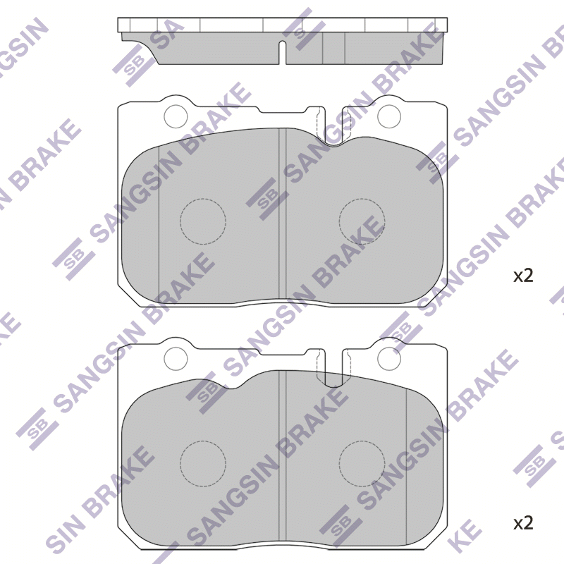 Передние тормозные колодки Sangsin SP4159