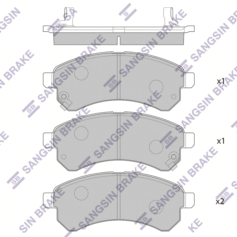 Передние тормозные колодки Sangsin SP4218