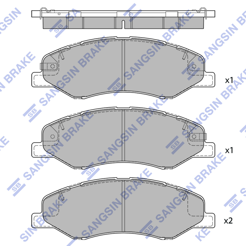 Передние тормозные колодки Sangsin SP4271
