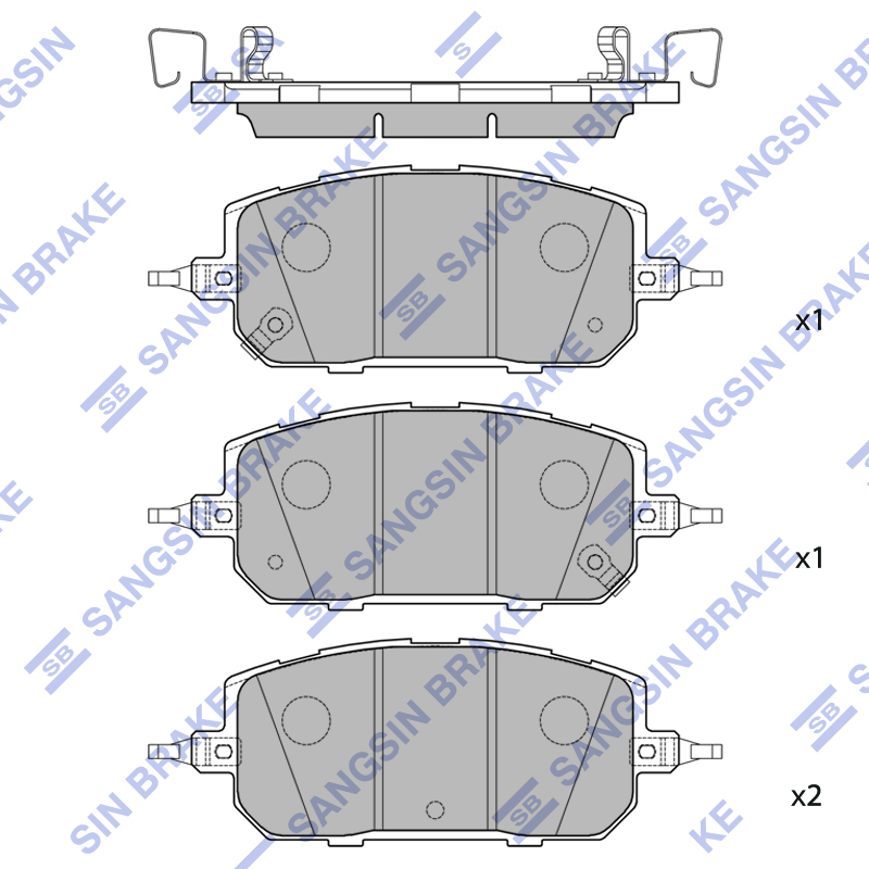 Передние тормозные колодки Sangsin SP4530