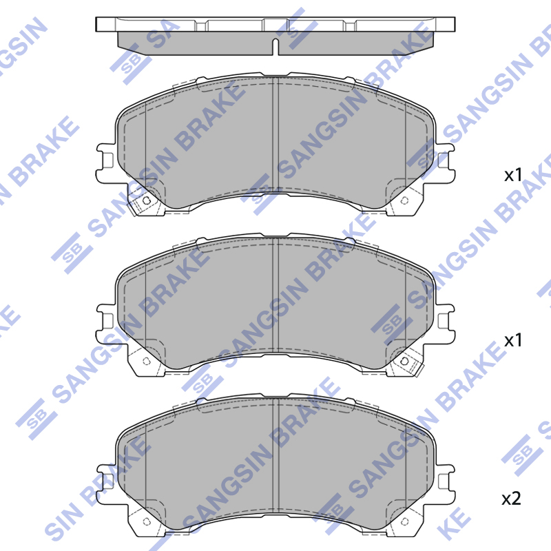 Передние тормозные колодки Sangsin SP4559