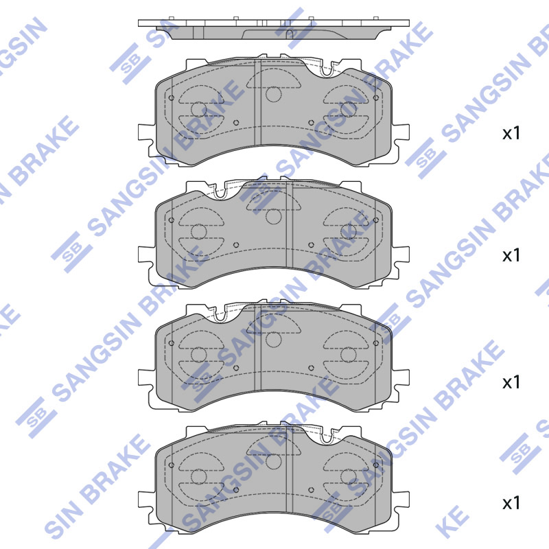 Передние тормозные колодки Sangsin SP4612