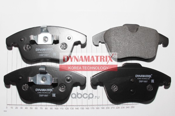 Передние тормозные колодки DYNAMATRIX-KOREA DBP1897