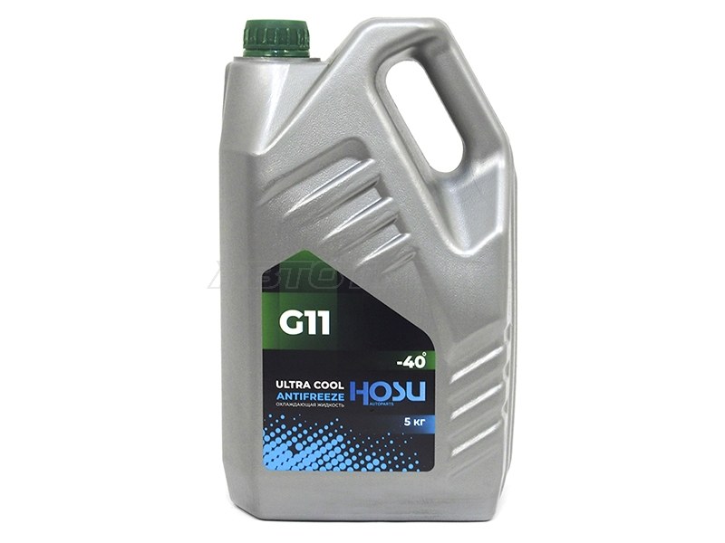 Антифриз HOSU ULTRA COOL G11 5 кг зелёный