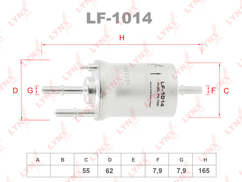 Фильтр топливный LYNXAUTO LF-1014