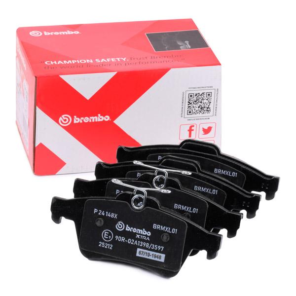 Премиальные задние дисковые тормозные колодки Brembo P24148X